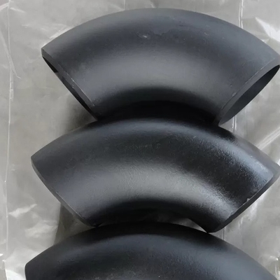 Kolanko do spawania doczołowego 426 mm Gost En10253-2 Astm Standardowy piaskowany czarny obraz