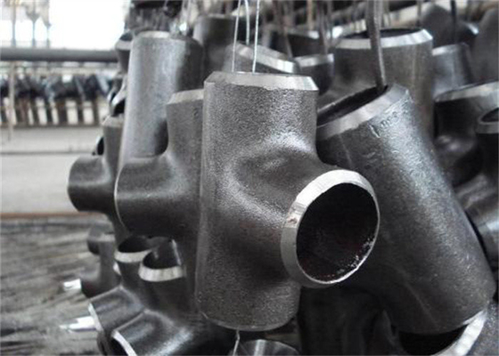 Redukcja prosta ASME B16.9 Tee ocynkowana na gorąco A234 WPC 2 cale
