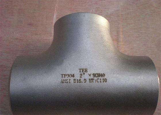 Asme B16.9 Sch40 Prosty trójnik ze stali węglowej Astm A 234 Wpb Spoina czołowa