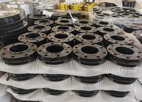 OEM ASTM A105 Kute stalowe kołnierze SCH80 Odporna na rdzę powierzchnia oleju
