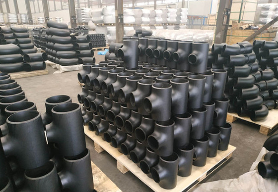 ASME B16.9 A234WPB Trójnik redukcyjny ze stali węglowej DIN2615 Butt Weld Anti Rust Oil
