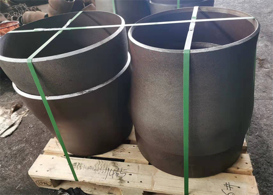 ASTM A234 WPB Reduktor rur ze stali węglowej Ekscentryczny czarny obraz