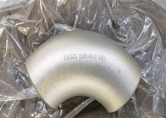 ASTM A403 WP304 6-calowy kolano ze stali nierdzewnej 90 stopni SCH20