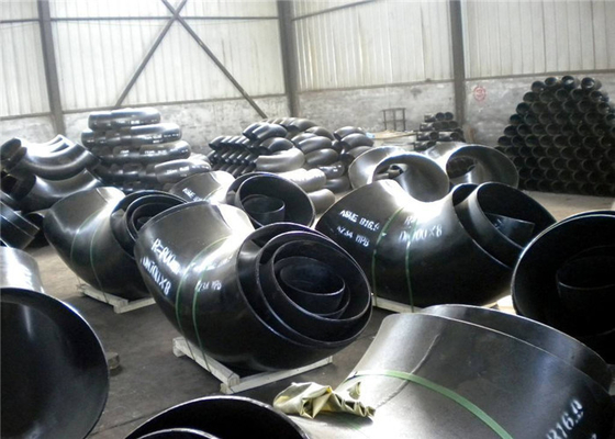 Sch80 Astm A105 Złączki rurowe Kolanko 8 cali Sgp En10253