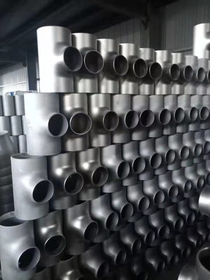 Trójnik ze stali nierdzewnej ASTM A234 Sch40 Sch80 50mm 100mm 1000mm Piaskowanie