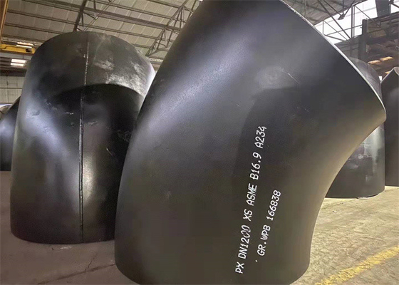 SCH40 ASTM A105 Kolano 6-calowe spawane łączniki rurowe SGP DN6 EN10253